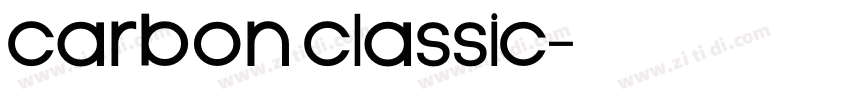 Carbon Classic字体转换